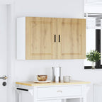 vidaXL Küchen-Hängeschränke 2 Stk. Porto Artisan-Eiche Holzwerkstoff