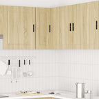 vidaXL Küchen-Eckhängeschrank Porto Sonoma-Eiche Holzwerkstoff