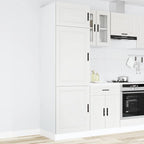 vidaXL Küchenschrank Porto Weiß Holzwerkstoff