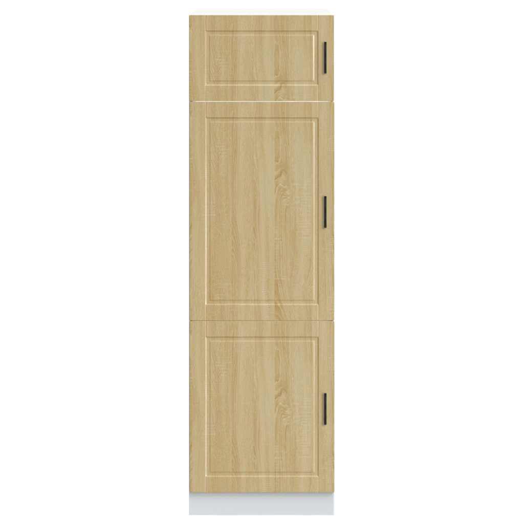 vidaXL Küchenschrank Porto Sonoma-Eiche Holzwerkstoff