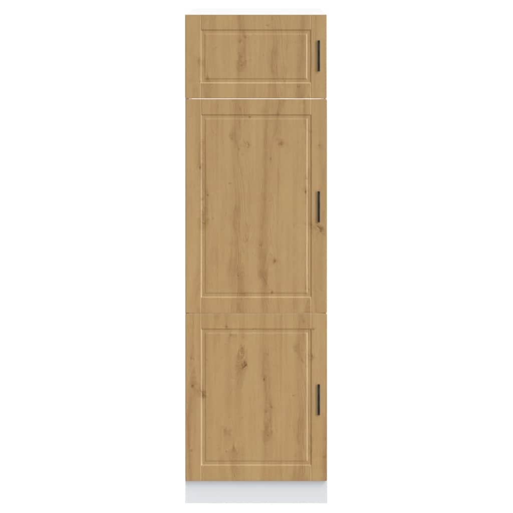 vidaXL Küchenschrank Porto Artisan-Eiche Holzwerkstoff