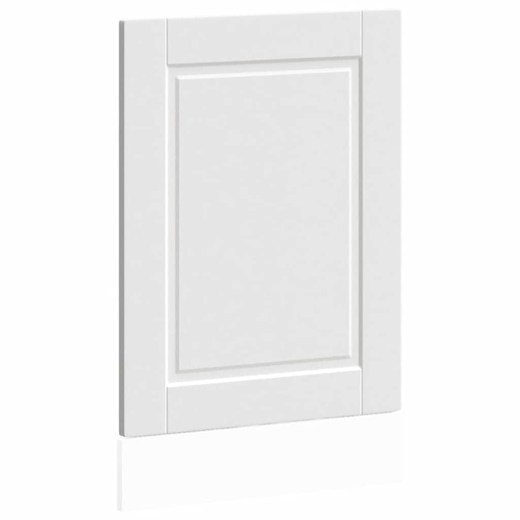 vidaXL Geschirrspülerblende Porto Weiß 45x1,5x57 cm Holzwerkstoff