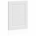 vidaXL Geschirrspülerblende Porto Weiß 45x1,5x57 cm Holzwerkstoff