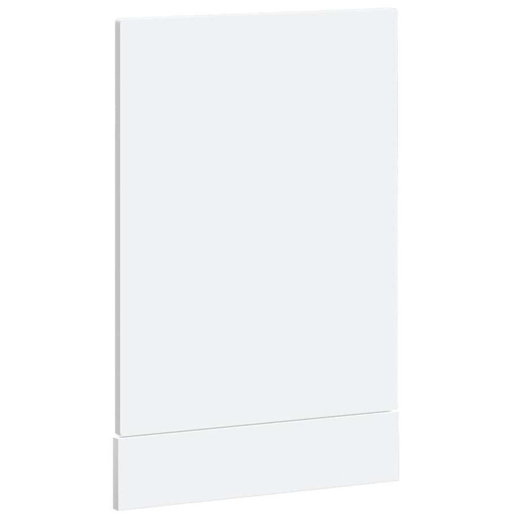 vidaXL Geschirrspülerblende Porto Weiß 45x1,5x57 cm Holzwerkstoff