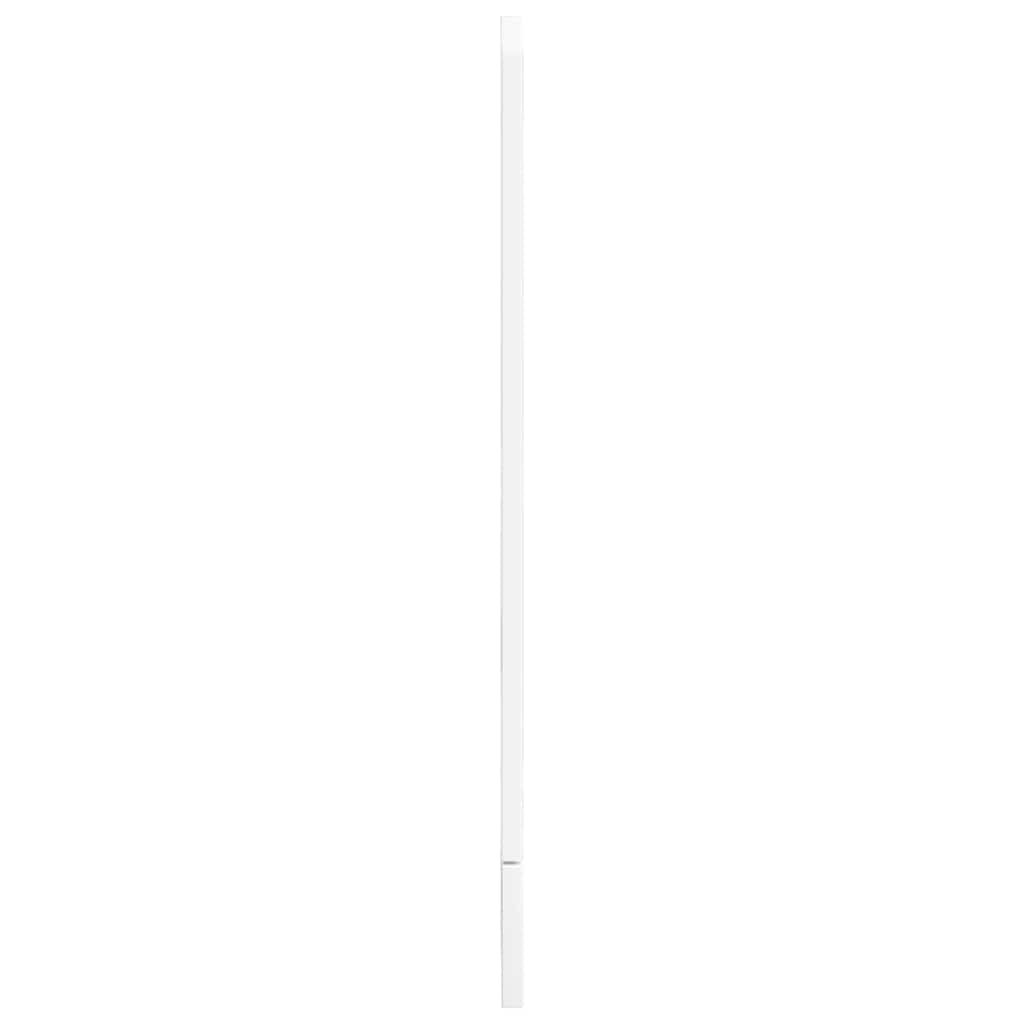 vidaXL Geschirrspülerblende Porto Hochglanz-Weiß 45x1,5x57 cm