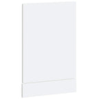 vidaXL Geschirrspülerblende Porto Hochglanz-Weiß 45x1,5x57 cm