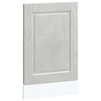 vidaXL Geschirrspülerblende Porto Betongrau 45x1,5x57 cm Holzwerkstoff