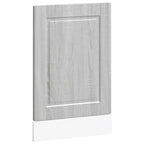 vidaXL Geschirrspülerblende Porto Grau Sonoma 45x1,5x57 cm