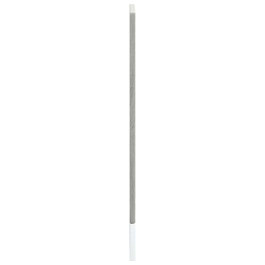 vidaXL Geschirrspülerblende Porto Grau Sonoma 45x1,5x57 cm