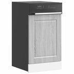 vidaXL Geschirrspülerblende Porto Grau Sonoma 45x1,5x57 cm