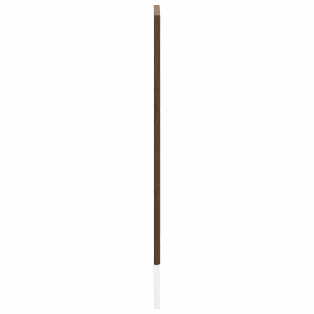 vidaXL Geschirrspülerblende Porto Braun Eichen-Optik 45x1,5x57 cm