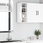 vidaXL Hängeschrank Riga Weiß 20x29,5x60 cm Holzwerkstoff