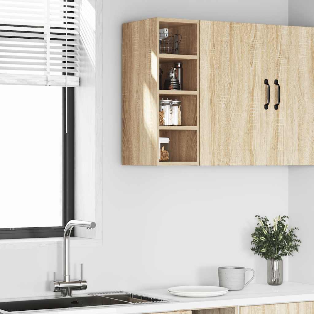 vidaXL Hängeschrank Sonoma-Eiche 20x29,5x60 cm Holzwerkstoff