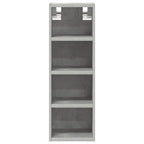 vidaXL Hängeschrank Riga Betongrau 20x29,5x60 cm Holzwerkstoff