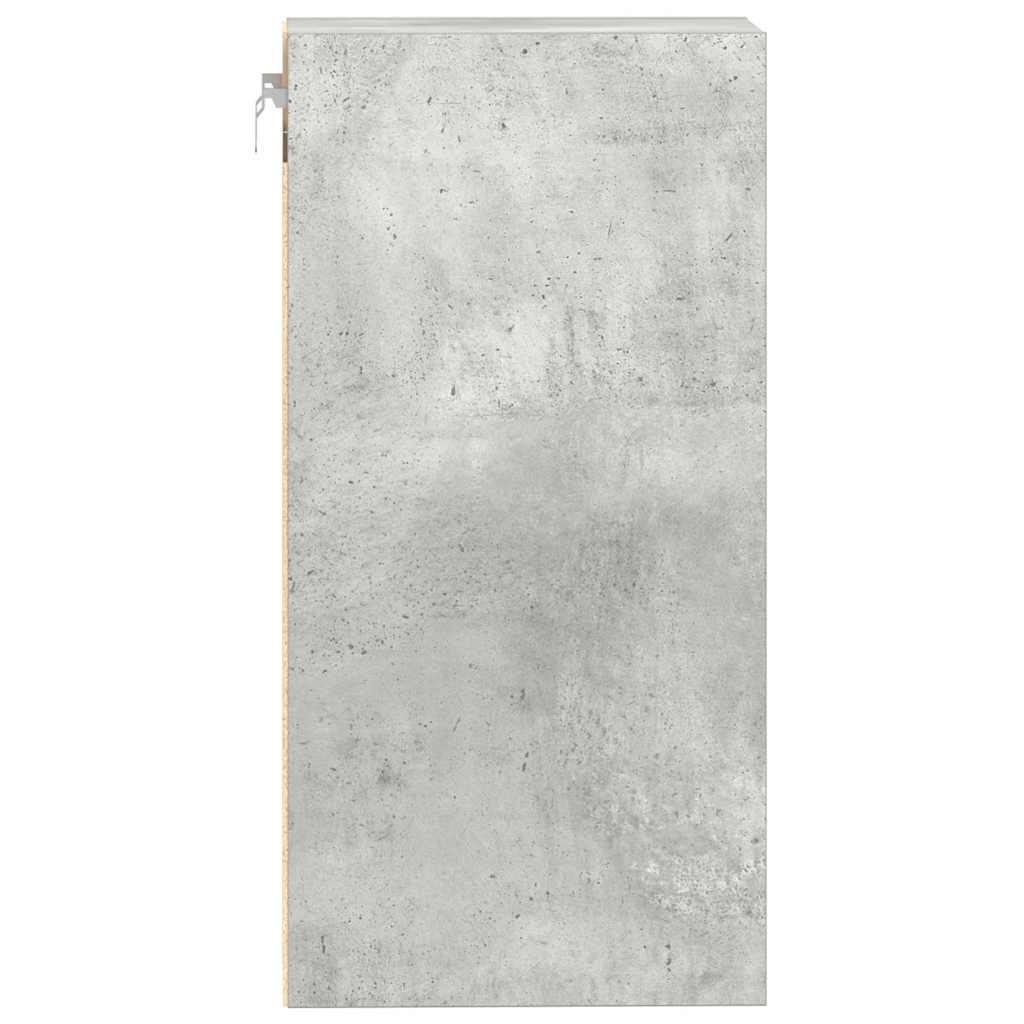 vidaXL Hängeschrank Riga Betongrau 20x29,5x60 cm Holzwerkstoff