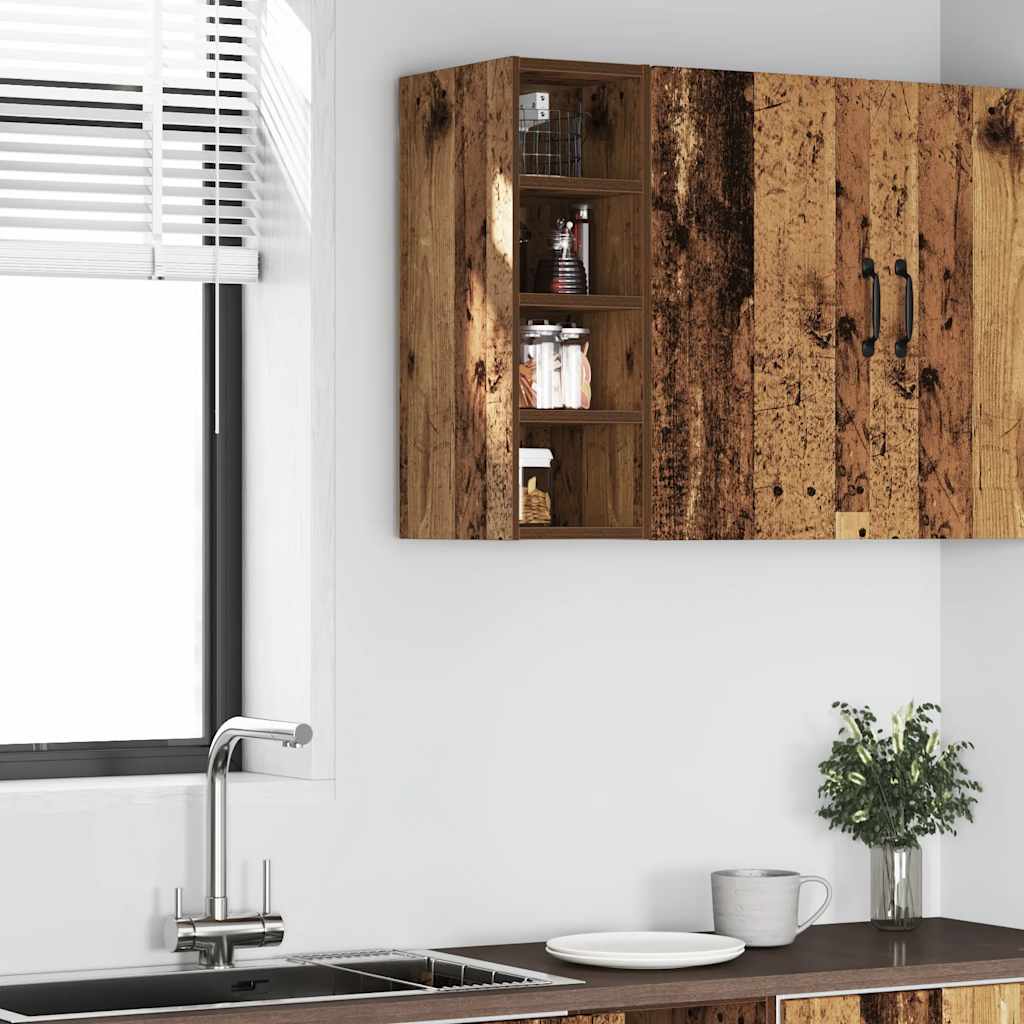 vidaXL Hängeschrank Riga Altholz-Optik 20x29,5x60 cm Holzwerkstoff