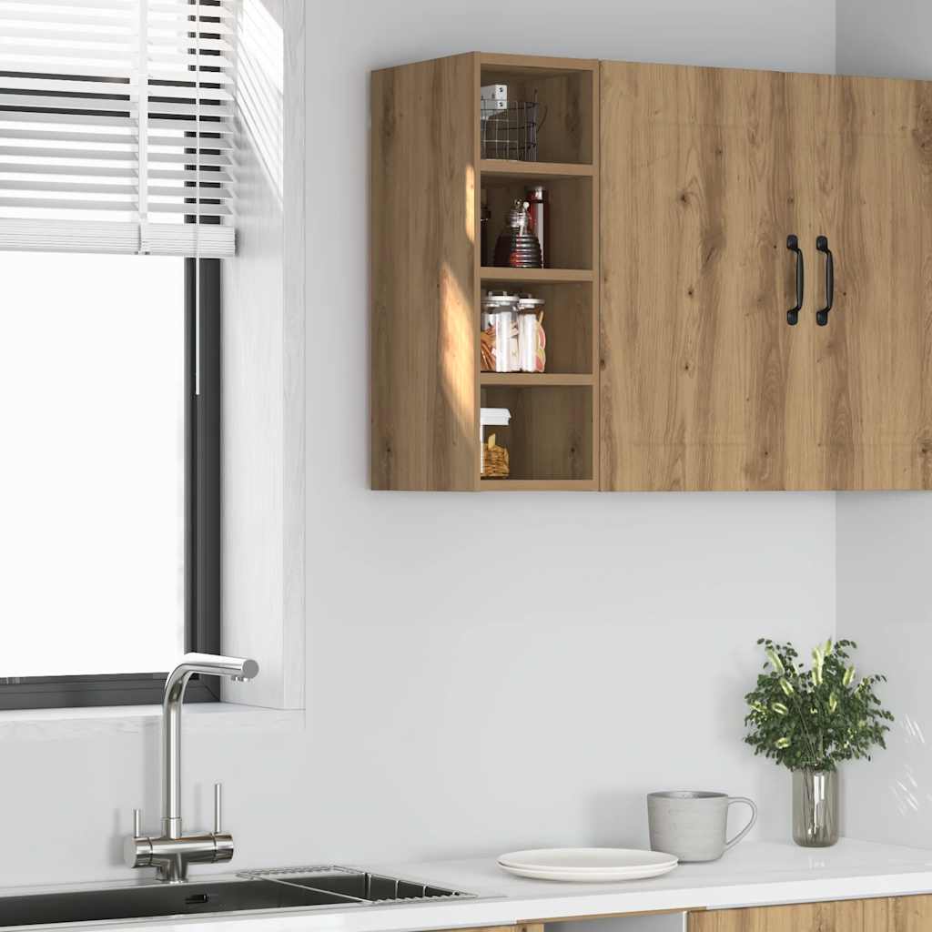 vidaXL Hängeschrank Riga Artisan-Eiche 20x29,5x60 cm Holzwerkstoff