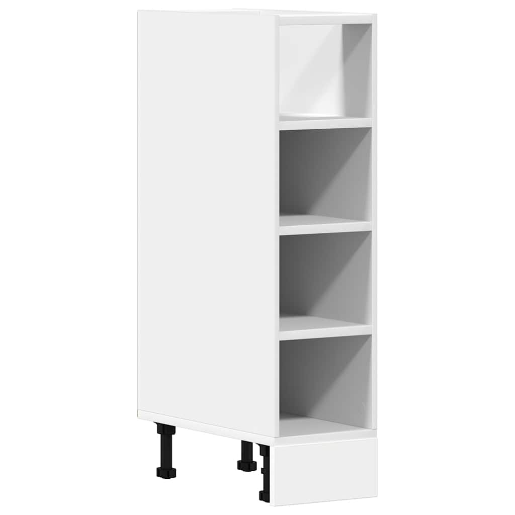 vidaXL Unterschrank Riga Weiß 20x44,5x81,5 cm Holzwerkstoff
