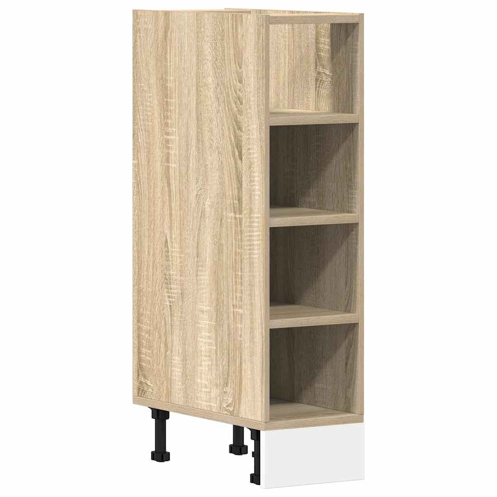 vidaXL Unterschrank Sonoma-Eiche 20x44,5x81,5 cm Holzwerkstoff