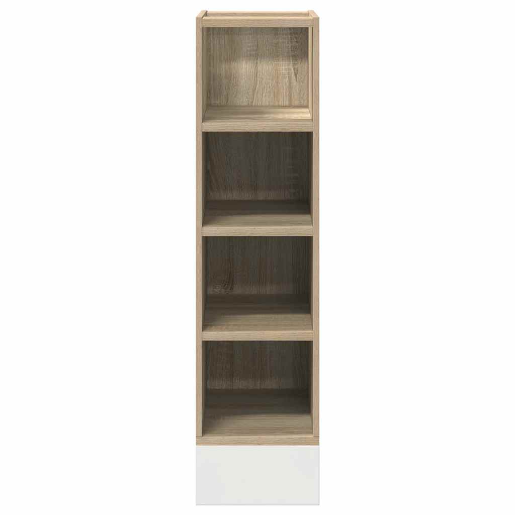 vidaXL Unterschrank Sonoma-Eiche 20x44,5x81,5 cm Holzwerkstoff