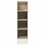 vidaXL Unterschrank Sonoma-Eiche 20x44,5x81,5 cm Holzwerkstoff