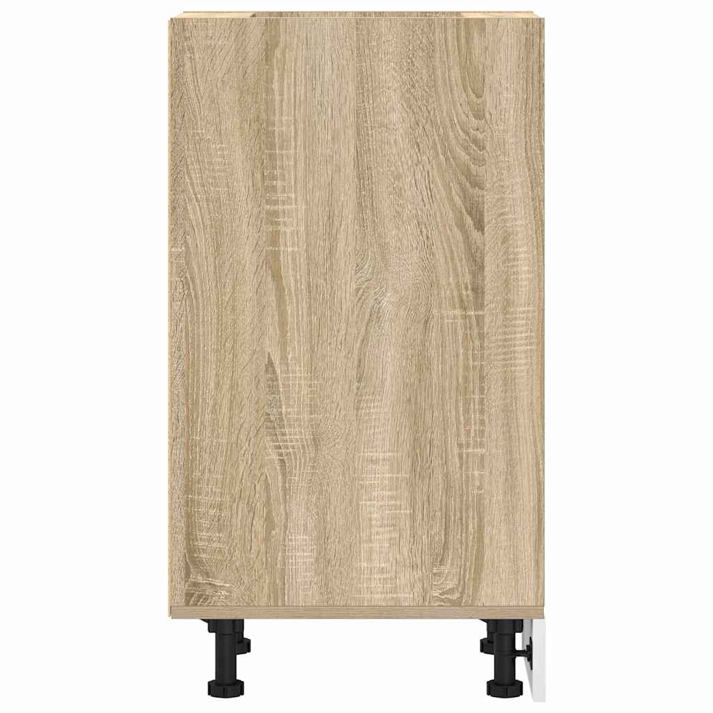 vidaXL Unterschrank Sonoma-Eiche 20x44,5x81,5 cm Holzwerkstoff