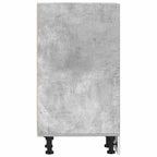 vidaXL Unterschrank Riga Betongrau 20x44,5x81,5 cm Holzwerkstoff