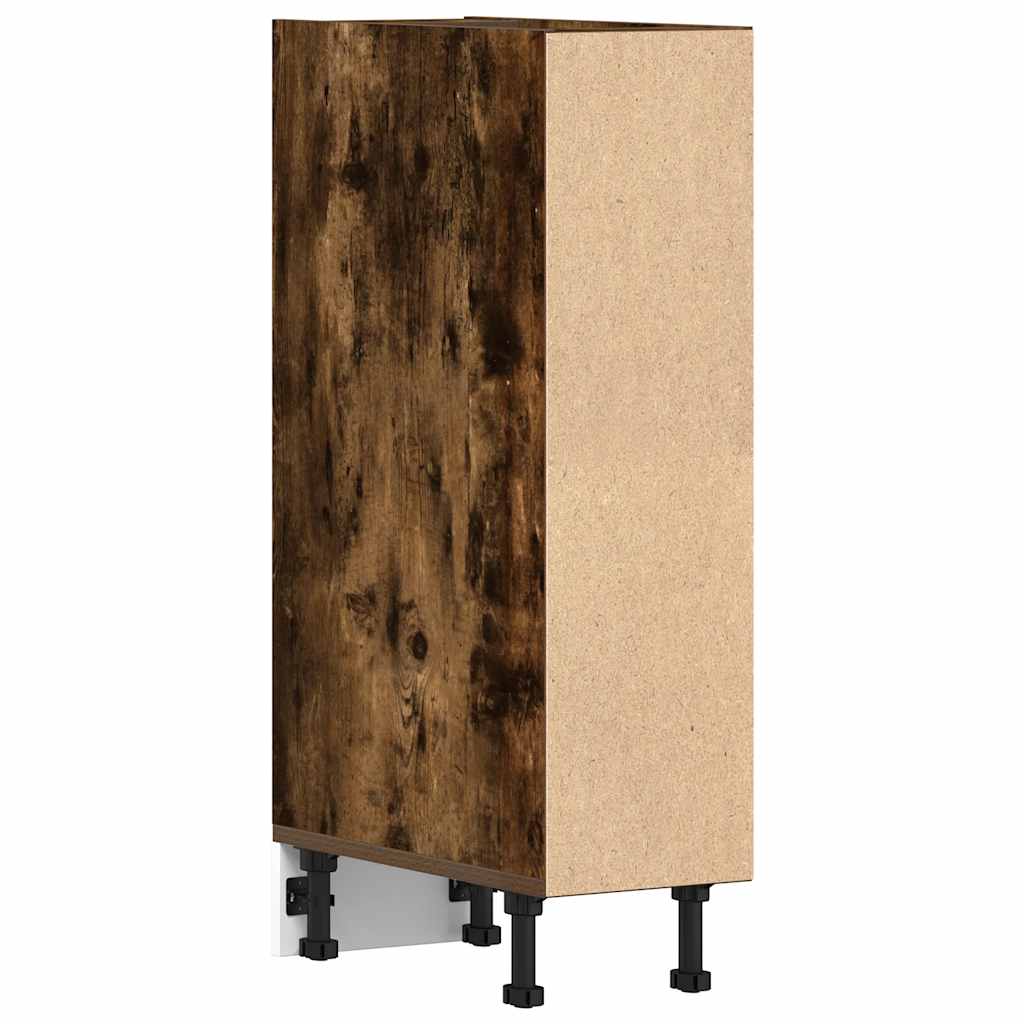 vidaXL Unterschrank Riga Räuchereiche 20x44,5x81,5 cm Holzwerkstoff