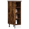 vidaXL Unterschrank Riga Räuchereiche 20x44,5x81,5 cm Holzwerkstoff
