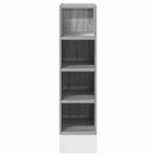vidaXL Unterschrank Riga Grau Sonoma 20x44,5x81,5 cm Holzwerkstoff