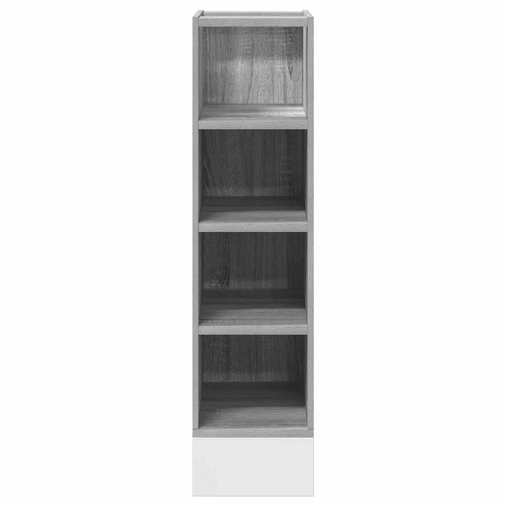 vidaXL Unterschrank Riga Grau Sonoma 20x44,5x81,5 cm Holzwerkstoff