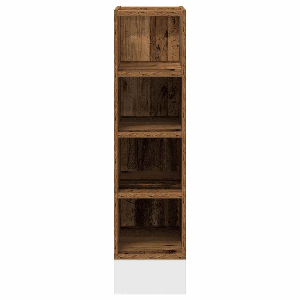vidaXL Unterschrank Altholz-Optik 20x44,5x81,5 cm Holzwerkstoff