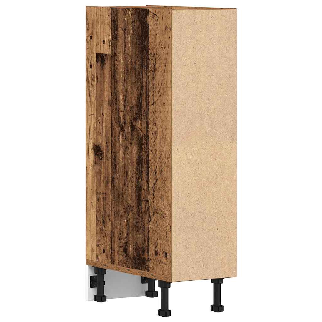 vidaXL Unterschrank Altholz-Optik 20x44,5x81,5 cm Holzwerkstoff