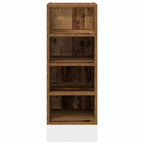 vidaXL Unterschrank Riga Altholz-Optik 30x44,5x81,5 cm Holzwerkstoff
