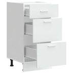 vidaXL Unterschrank Lyon Weiß 40x46x81,5 cm Holzwerkstoff
