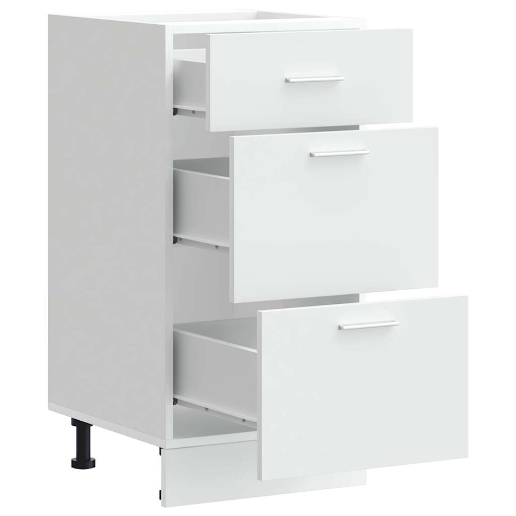 vidaXL Unterschrank Lyon Weiß 40x46x81,5 cm Holzwerkstoff