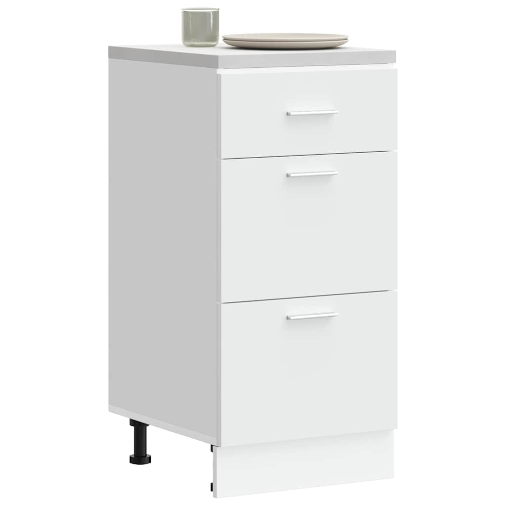 vidaXL Unterschrank Lyon Weiß 40x46x81,5 cm Holzwerkstoff