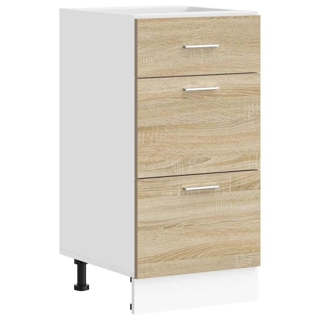 vidaXL Unterschrank Lyon Sonoma-Eiche 40x46x81,5 cm Holzwerkstoff