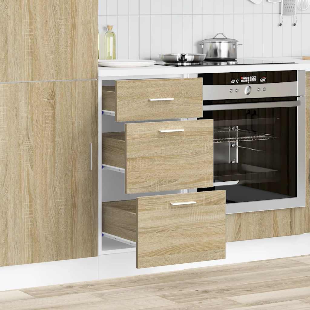 vidaXL Unterschrank Lyon Sonoma-Eiche 40x46x81,5 cm Holzwerkstoff