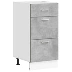 vidaXL Unterschrank Lyon Betongrau 40x46x81,5 cm Holzwerkstoff