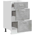 vidaXL Unterschrank Lyon Betongrau 40x46x81,5 cm Holzwerkstoff