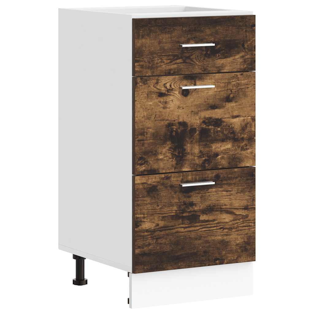 vidaXL Unterschrank Lyon Räuchereiche 40x46x81,5 cm Holzwerkstoff