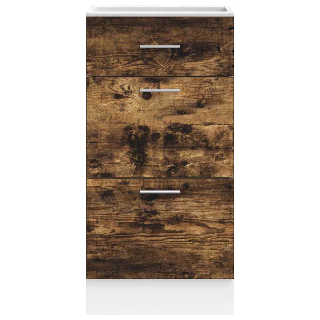 vidaXL Unterschrank Lyon Räuchereiche 40x46x81,5 cm Holzwerkstoff