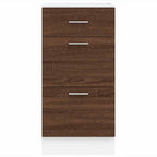 vidaXL Unterschrank Lyon Braun Eichen-Optik 40x46x81,5 cm Holzwerkstoff