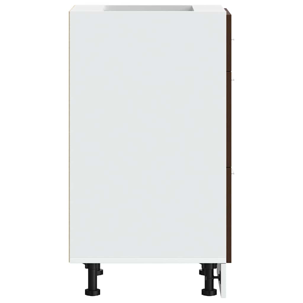 vidaXL Unterschrank Lyon Braun Eichen-Optik 40x46x81,5 cm Holzwerkstoff