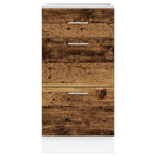 vidaXL Unterschrank Lyon Altholz-Optik 40x46x81,5 cm Holzwerkstoff