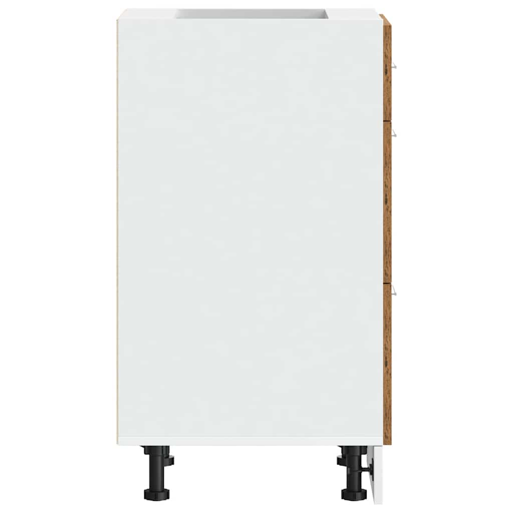 vidaXL Unterschrank Lyon Altholz-Optik 40x46x81,5 cm Holzwerkstoff