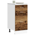 vidaXL Unterschrank Lyon Altholz-Optik 40x46x81,5 cm Holzwerkstoff