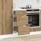 vidaXL Unterschrank Lyon Artisan-Eiche 40x46x81,5 cm Holzwerkstoff