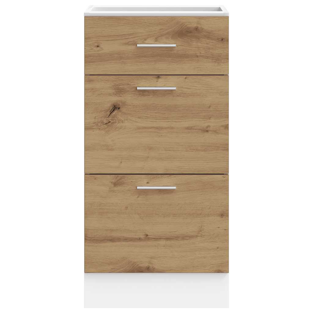 vidaXL Unterschrank Lyon Artisan-Eiche 40x46x81,5 cm Holzwerkstoff